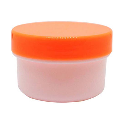 エムアイケミカル 軟膏容器プラ壷Nー3号(未滅菌) オレンジ 6903-00 1セット(100個入)（直送品）