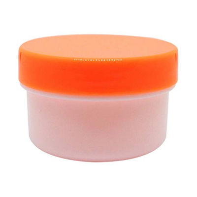 エムアイケミカル 軟膏容器プラ壷Nー3号(滅菌済) オレンジ 6903-10 1箱(20個×5袋入)（直送品）