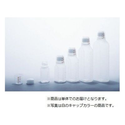 エムアイケミカル 投薬瓶ハイユニット 100mL 凸凹目盛り（未滅菌） キャップ色:緑＋薬杯キャップ付き 2910 1梱（100本入）（直送品）