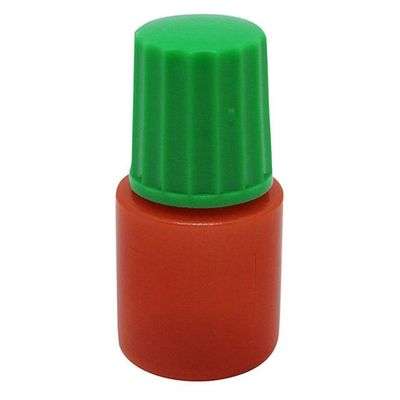 エムアイケミカル 点眼容器ノーベル3号（10mL）（滅菌済） 本体色: 茶/キャップ色:緑 4531 1箱（25本×6袋入）（直送品）