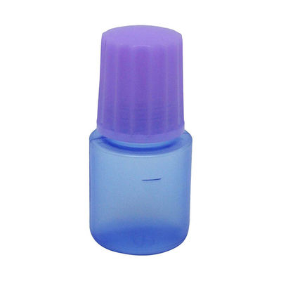 エムアイケミカル 点眼容器ノーベル1号（5mL）（滅菌済） 本体色: コバルト/キャップ色:フジ 4511 1箱（25本×10袋入）（直送品）