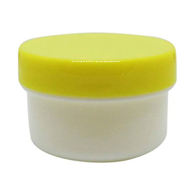 エムアイケミカル 軟膏容器プラ壷Nー6号(滅菌済) 黄 6906-10 1梱(5個×10袋入)（直送品）