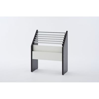 イオスコレクション マガジンラック 660×300×800mm SHSK-001DB3 1個 8-5764-11（直送品）