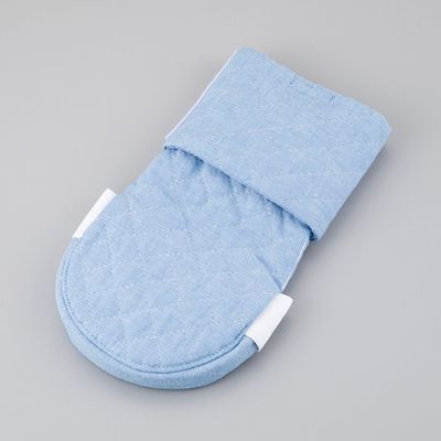 アズワン まもっ茶手(抜管防止ミトン)小児用 キルティング・ブルー 8-8945-33 1枚（直送品）