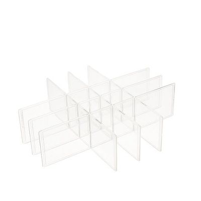 アズワン 小型点滴処置車(樹脂引出し)用仕切板 縦・横 各3枚入 0-9888-36 1セット（直送品）