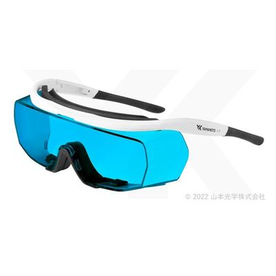 山本光学 レーザー光吸収メガネ(1/100減衰一部透過) 可視光半導体 CE YL-780 MRLD LT 1個 1-6701-16（直送品）