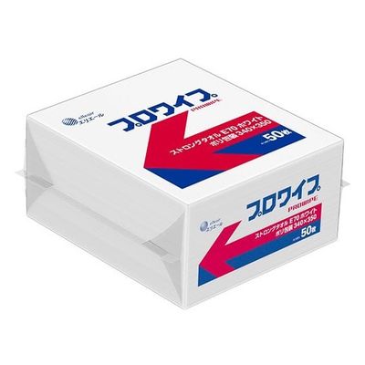 エリエールプロワイプ ストロングタオルE70 ホワイトポリ包装340×350 1ケース(50枚×18パック入) 20823616（直送品）