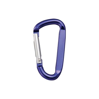 トラスコ中山 TRUSCO カラビナ 線径6mmX60mm D型 バイオレット TKN660V 1個 384-2380（直送品）
