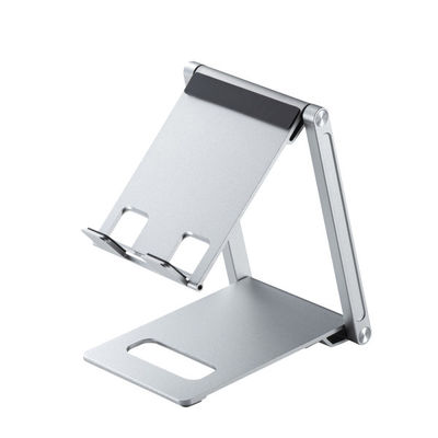 サンワサプライ タブレット・スマートフォン用薄型アルミスタンド(角度・高さ調整タイプ) PDA-STN68S 1個（直送品）