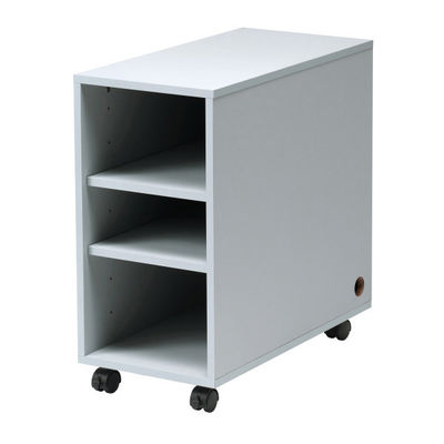 サンワサプライ 収納ボックス(W300×D600×H600mm・ライトグレー) CP-050GY 1台（直送品）