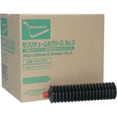 住鉱潤滑剤 住鉱 グリース(高荷重用) モリリチュームSグリースNo.3 400g 262365 1セット(20本) 868-2323（直送品）
