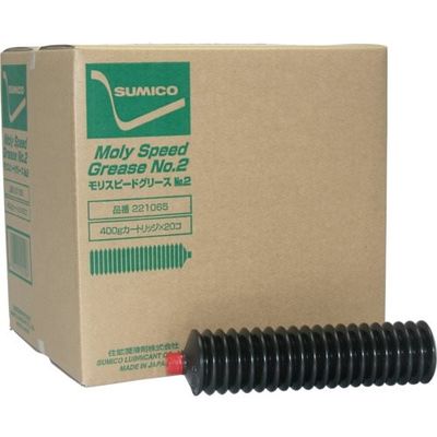 住鉱潤滑剤 住鉱 グリース(高荷重用ベントン) モリスピードグリースNo.2 400g 221065 1セット(20本) 868-2270（直送品）