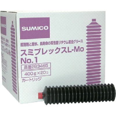 住鉱潤滑剤 住鉱 グリース(耐熱耐水高荷重用) スミプレックスLーMO No.1 400g 283465 1本 324-4041（直送品）
