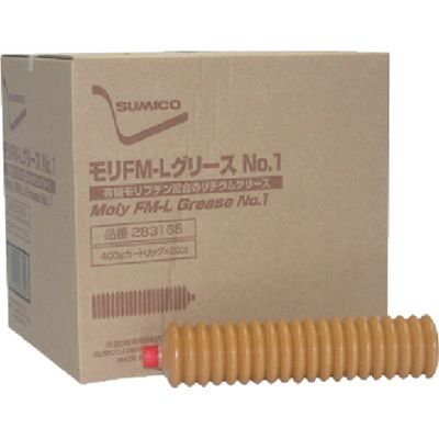 住鉱潤滑剤 住鉱 グリース(高荷重用) モリFMーLグリースNo.1 400g(283165) FMG-04-1 1本 123-0646（直送品）