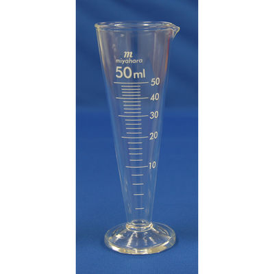 松吉医科器械 ミヤハラ液量計(円錐型)白目盛 00872986 1本（直送品）