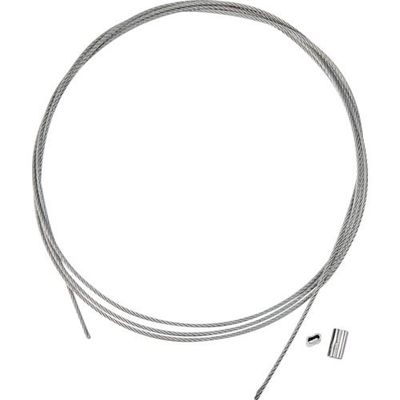 TRUSCO ステンレスワイヤカットロープ+スリーブ付 2.0パイφ×5000mm(ステンレススリーブ2個付 ) SRCWS2.0X5M（直送品）