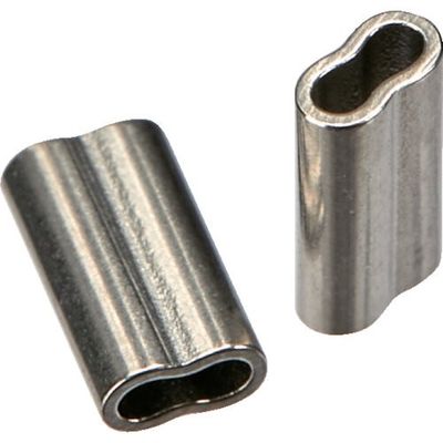 トラスコ中山 TRUSCO ワイヤロープ用ステンレススリーブ(2個入)0.8~1.0パイ用 SRB10S 1袋(2個) 364-6428（直送品）