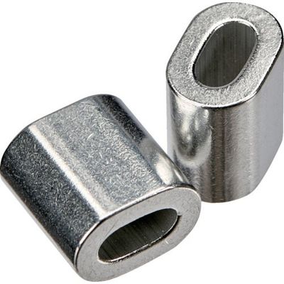 トラスコ中山 TRUSCO ワイヤロープ用アルミスリーブ(2個入)2.5パイ用 SRB25A 1袋(2個) 364-6431（直送品）