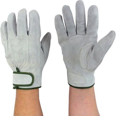 吉野 牛床革手袋 床レンジャー SY-300R 1双 134-4290（直送品）