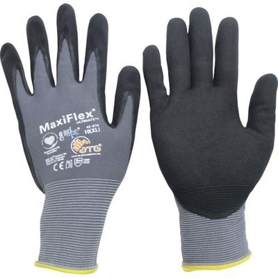 ATG エーティージー ニトリル背抜き手袋 マキシフレックス・アルティメイト 42ー874 XLサイズ 42-874-XL 1双（直送品）