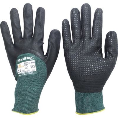 ATG エーティージー 耐切創手袋 マキシフレックス・カット 34ー8453 XLサイズ 34-8453-XL 1双 545-3884（直送品）