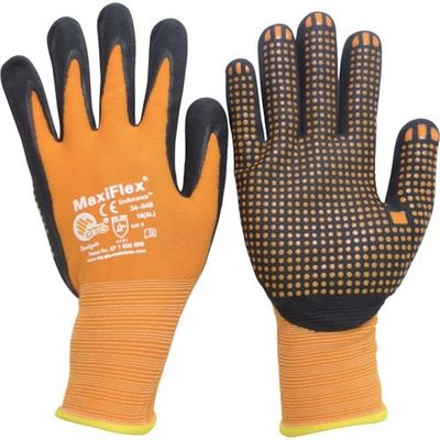 ATG エーティージー ニトリル背抜き手袋 マキシフレックス・エンデュランス 34ー848 XLサイズ 34-848-XL 1双（直送品）