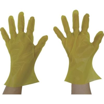 東京パック マイジャストグローブ化粧箱 SS イエロー YMJSS 1セット(4000枚:200枚×20箱) 158-4437（直送品）