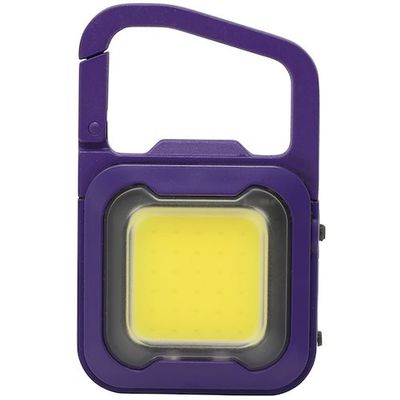 ムサシ 充電式スーパーフラッシュライト6Wパープル COB-WL010PU 1個 540-0652（直送品）