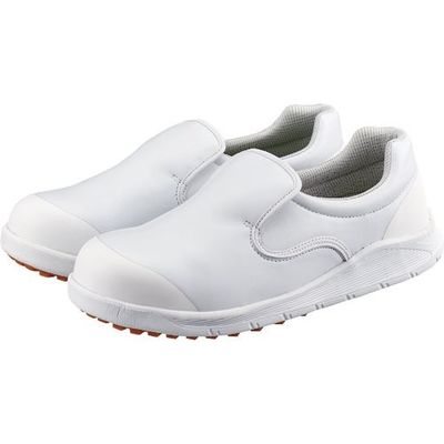 シモン 耐滑・防菌・防カビ 厨房向けプロスニーカー SC217T白 22.5cm SC217TWH-22.5 1足 167-7782（直送品）