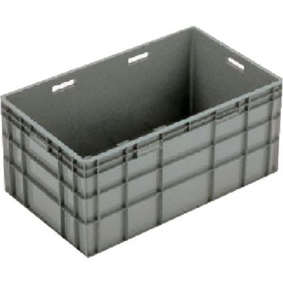 三菱ケミカル ヒシ TP型コンテナ W838×D503×H381 グレー TP-484L GY 1個 136-4786（直送品）