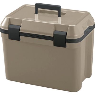JEJアステージ クーラーボックス アイセル #25 サンドベージュ ISL-25SB 1個 521-4175（直送品）