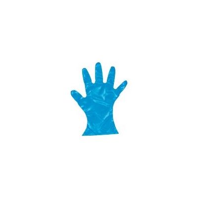 東京硝子器械 TGK カラーマイジャスト手袋 青 MS 200枚入 622-23-75-23 1箱(200枚) 184-3879（直送品）