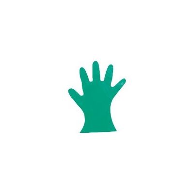 東京硝子器械 TGK カラーマイジャスト手袋 緑 ML 200枚入 622-23-75-45 1箱(200枚) 184-0667（直送品）