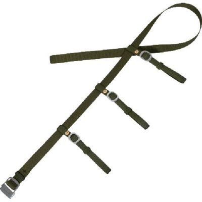 TSUYORON 柱上安全帯用補助用ベルト 補助帯 Tー565ーODーLL 深緑 ベルト幅25mm LLサイズ T-565-OD-LL-BP（直送品）