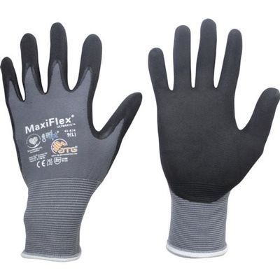 ATG エーティージー ニトリル背抜き手袋 マキシフレックス・アルティメイト 42ー874 Lサイズ 42-874-L 1双（直送品）