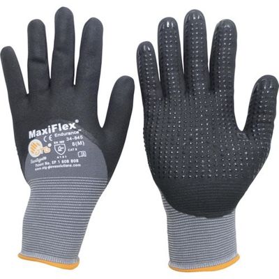 ATG エーティージー ニトリル背抜き手袋 マキシフレックス・エンデュランス 34ー845 Mサイズ 34-845-M 1双（直送品）