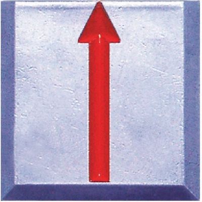 エス・ティ・エス STS 境界用標示板(貼付用)SHー5 (10枚入) SH-5 1袋(10枚) 807-2517（直送品）