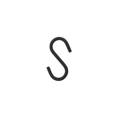 カーボーイ SーHOOK2個入 Mサイズ BLACK SP-05 1袋(2個) 392-4722（直送品）