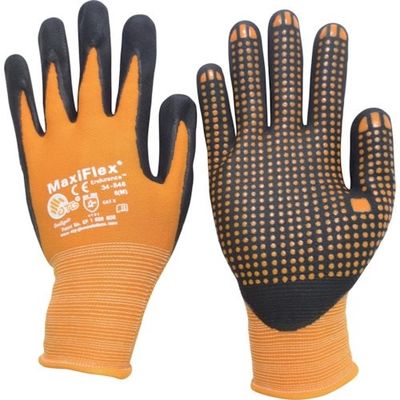 ATG エーティージー ニトリル背抜き手袋 マキシフレックス・エンデュランス 34ー848 Mサイズ 34-848-M 1双（直送品）