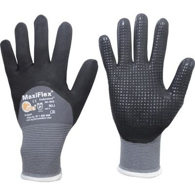 ATG エーティージー ニトリル背抜き手袋 マキシフレックス・エンデュランス 34ー845 Lサイズ 34-845-L 1双（直送品）