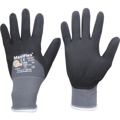 ATG エーティージー ニトリル背抜き手袋 マキシフレックス・アルティメイト 34ー875 Lサイズ 34-875-L 1双（直送品）