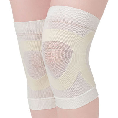 セルヴァン ひざを支えるシルク混サポーター　2枚入 アイボリー 046565100 1セット（直送品）