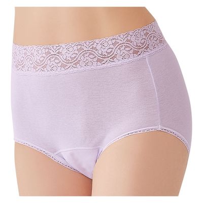 セルヴァン ウエストレース深ばき安心ショーツ パープル　LL 047901804 1枚（直送品）