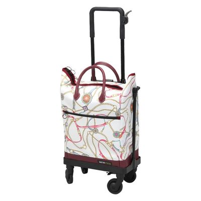 ユーバ産業 サイドカートフリー リアン柄オフホワイト SF-0228 1台（直送品）