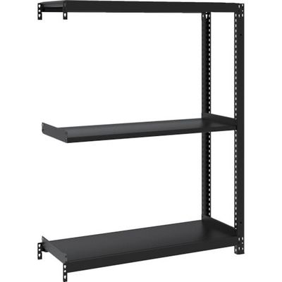 TRUSCO スチールラック M1型ボルトレス軽量棚900X320XH1200 3段 連結 サテンブラック M1-4333B-SB 1台（直送品）