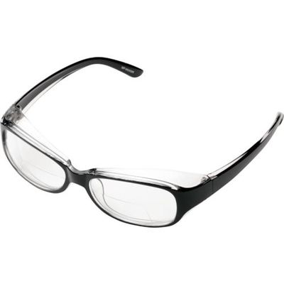 ミドリ安全 リーディンググラス MDー206(M)黒 バイフォーカル +3.0 MD-206M-BK-3.0 1個 321-6143（直送品）