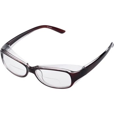 ミドリ安全 リーディンググラス MDー206(M)茶 バイフォーカル +2.5 MD-206M-BR-2.5 1個 323-6686（直送品）