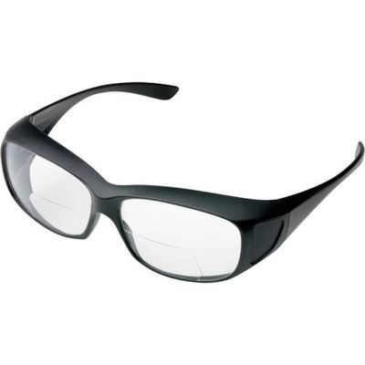 ミドリ安全 リーディンググラス MDー96 バイフォーカル オーバータイプ +1.5 MD-96-1.5 1個 321-6129（直送品）