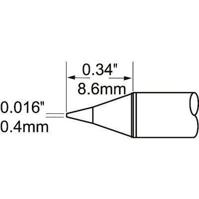 オーケー・インターナショナル メトカル Metcal MFRシリーズ チップカートリッジ SFP-CN04 1本 147-0696（直送品）