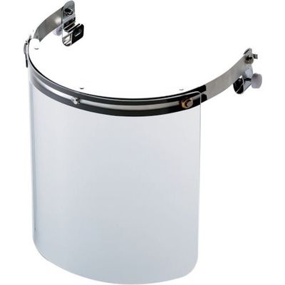 ミドリ安全 ヘルメット取付型防災面 MBー215H Mー8金具付 (ワンタッチ式) MB-215H-M8 1個 263-1009（直送品）